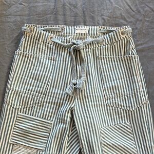 We The Free by Free People Moxie Railroad Low-Slung Barrel Jeans- size 32